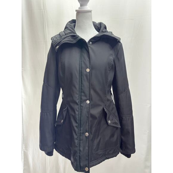 Jessica Simpson Black Parka Jacket S - Picture 1 of 6